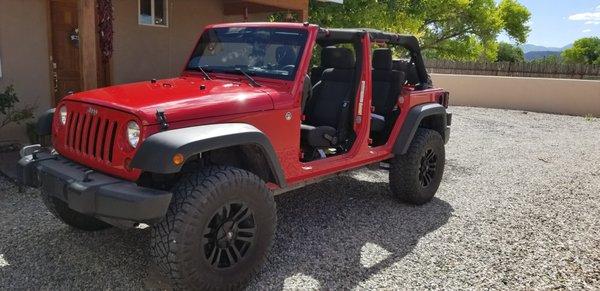 My "old" 2012, hard to sell, Jeep. It has 120K miles on it. They offered me $12K. They never even looked at it.