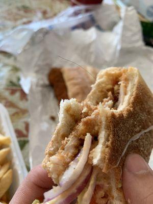 Torta (Mexican Sandwich) Combo with a Soda and Fries