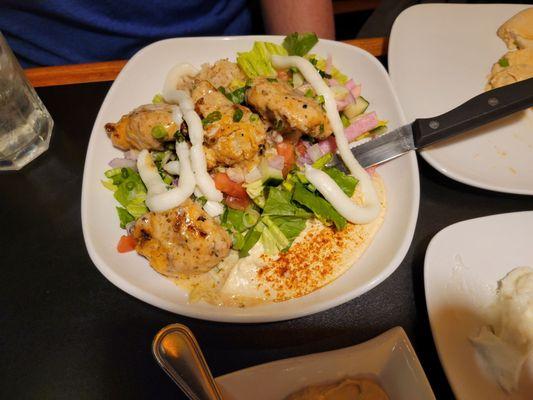 Lemon oregano chicken bowl