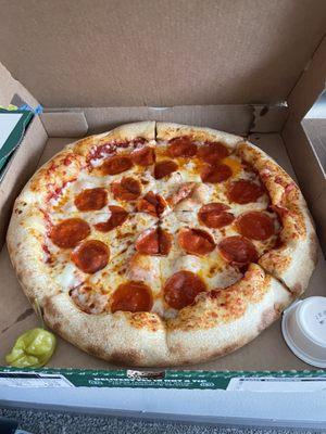 Large Stuffed Crust Pepperoni Pizza