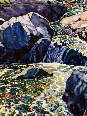 Details of Starvation Creek Triptych