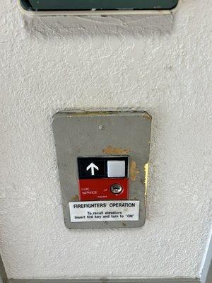 Elevator button