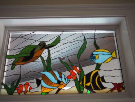 Last year I got back into stained glass after many, many years.  I took a class with Bob, who really helped me rebuild my confidence.