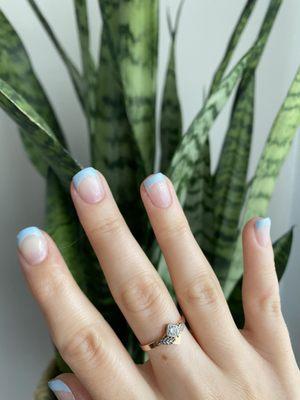 Shellac French Manicure