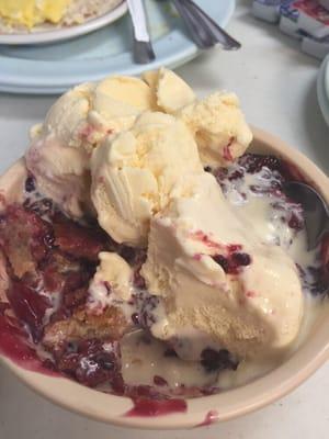 Best blackberry cobbler