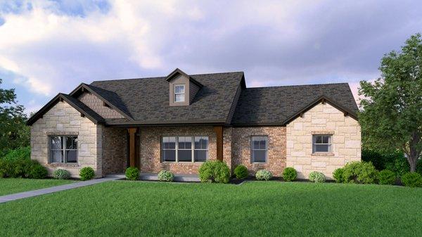 Hedgefield Homes (North Texas) Home Plans - The Chambers