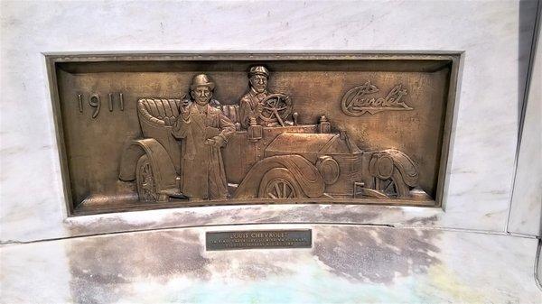 relief of Louis Chevrolet by Adolph Wolter