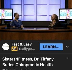 Dr. Tiffany T. Butler, a chiropractor known as "The Pain Doctor" appearing on Sisters4Fitness. View show on YouTube.