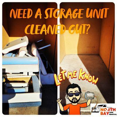 Storage unit clean out in Santa Rosa!