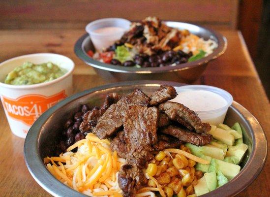 Mexican Cobb Salad with Steak.