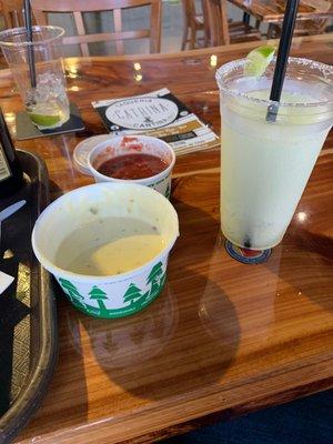 Queso de Olla, Frozen Margarita.