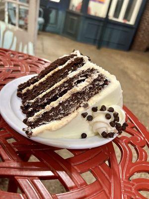 Chocolate Cookie Dough Cake