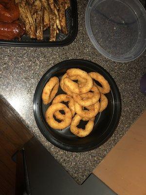 Side of onion rings $3