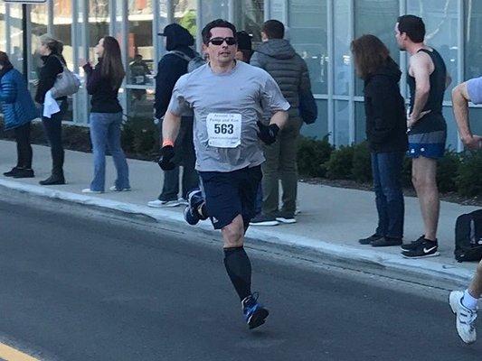 Finishing the 2018 Arnold Sports Festival 5K Pump & Run