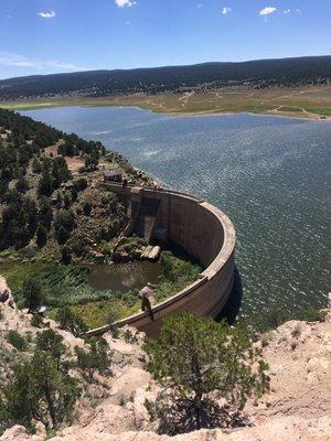 Another view of dam from campgrounds