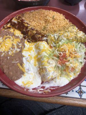 Tricolor Enchiladas