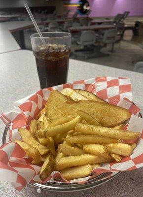 THE GRILLED CHEESE & FRENCH FRIES EVER