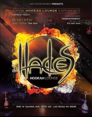 Hades Hookah Lounge ! Smoothest Hookah in Las Vegas ! Top of the line flavors with special blends made just for your taste!