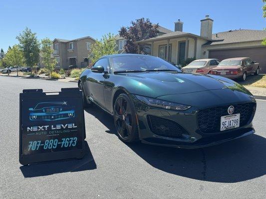 Freshly Detailed Jaguar