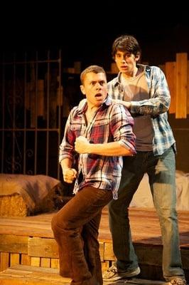 Mike Newman and Bobby  Conte Thornton in EQUUS