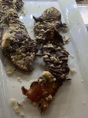 Chocolate covered bacon