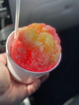 Strawberry,Mango and Watermelon Shaved Ice