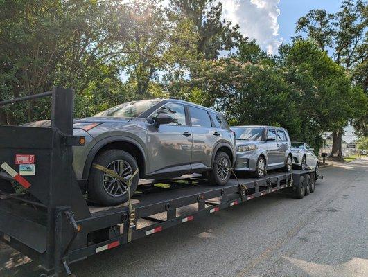 Open car transport