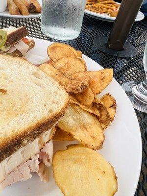 House made kettle chips