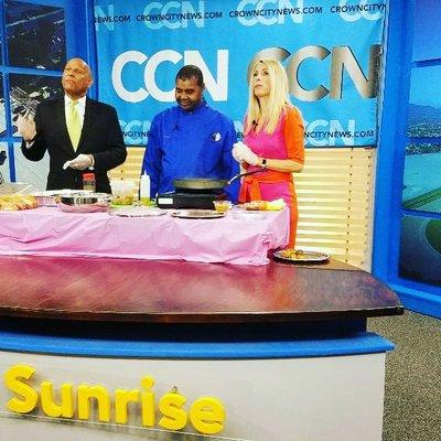 Chef J on CCN Morning TV Show