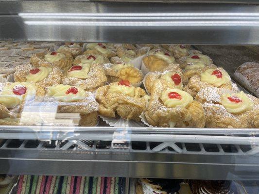 Custard filled Zeppole (St. Joseph Pastry) to honor St. Jospeh's Day. 3/29/21