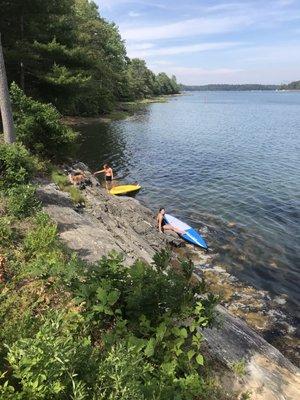 Paddle boarding