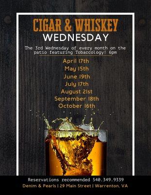 Cigar & Whiskey Wednesdays