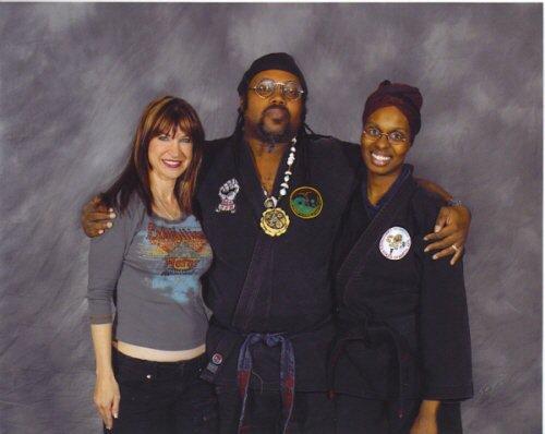 Myself, Renshi and Cynthia Rothrock