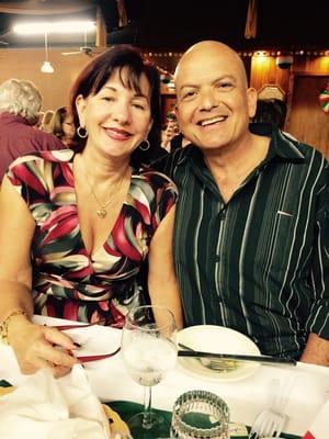 Joyce and Ricardo at the Hollywood Italian American club last night( Saturday 10/18/2014)