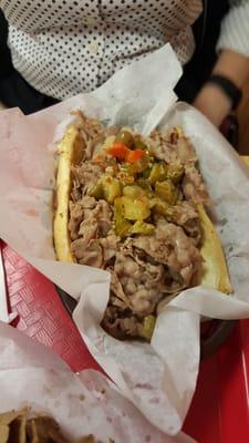 Italian beef with giardiniera