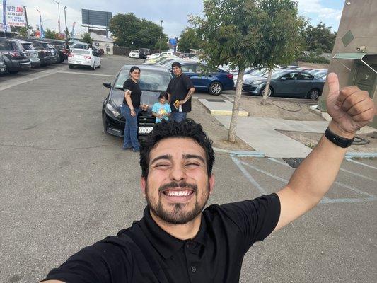 A wonderful customer who was easily approved for a reliable car at Westland Auto Sales - Fresno's Buy Here Pay Here Car Dealer