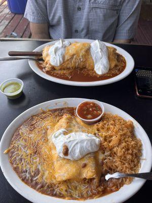 His and mine dinner