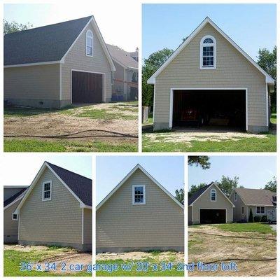 Garage from start to finish all work was done by SEITZ Finish Carpentry.