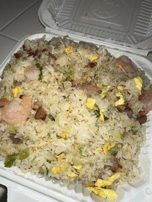 Yang Zhou fried rice - shrimp & bbq pork