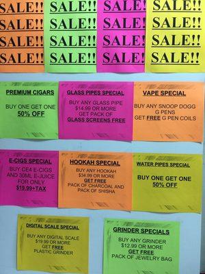 Lots of item on sale!!!!