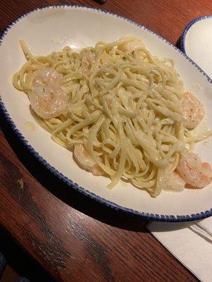 Shrimp Linguini Alfredo