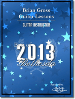 Best Guitar Instructor, Bethesda, MD 2013