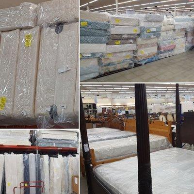 Mattresses are heat sanitized by a licensed facility and sealed for your protection.