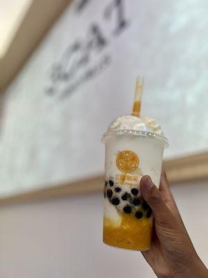 Mochi Mango with Boba