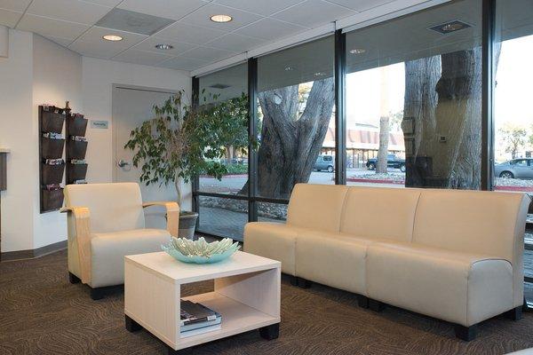 The Vista Dental Care waiting area.