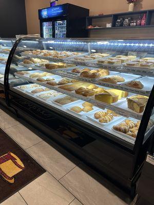 Baked goods display