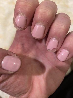 24hrs after gel manicure