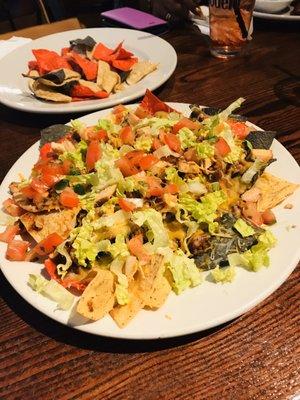 Nachos with chicken