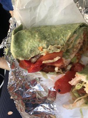 Spinach wrap