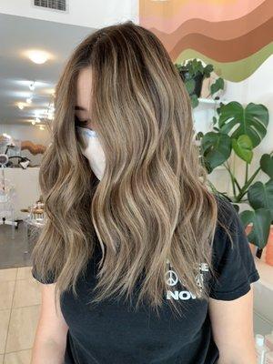 Balayage & ashy toner